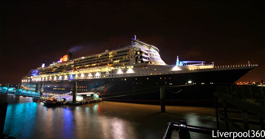 Queen Mary 2, Visits Liverpool