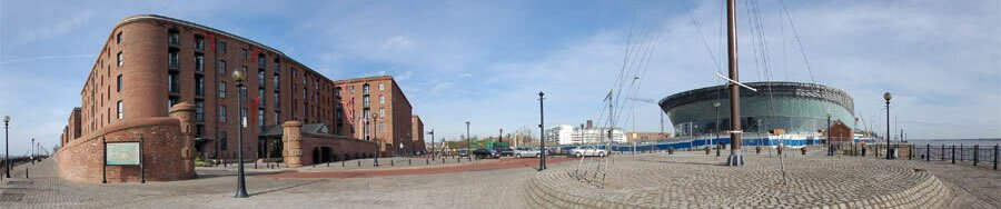 Panorama of Liverpool Waterfront