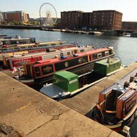 Canal Boats In Liverpool